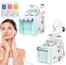 6/7 in 1 Hydrogen Water Facial Cleaner Aqua Peel Dermabrasion Beauty Machine USA