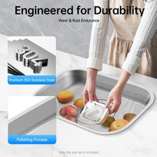 Small Kitchen Rv Caravan Hand Wash Basin Sink For Boat Camper Stainless Steel