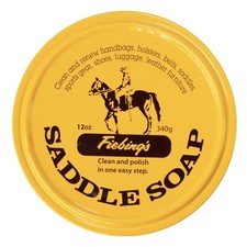 Fiebing's Saddle Soap 12oz - Yellow - Clean, Polish and Maintain Saddles, Shoes,