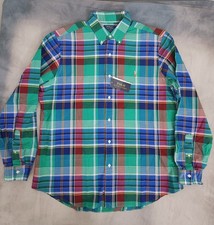 Polo Ralph Lauren Classic Fit Plaid Long-Sleeve Button Shirt Men's Size XL New