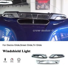 For Harley Tri Glide Ultra Classic FLHTCUTG 2014-23 LED Windshield Trim Lights