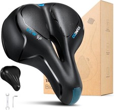 Bike Seat Bicycle Saddle Comfortable Soft Wide Road Bike Gel Saddles for MTB