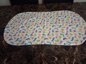 three bassinette pad covers ..set two