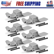 Easy-Off Aluminum (Cast) Tarp Stop w/Clevis Pins -6 Tarp Stops - 12 Pins 1705775