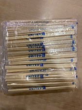 Pack Of 100 Pair Chopsticks Wood Individually Wrap With UNITED New