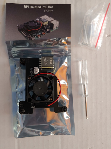PoE HAT POE Expansion Board with Isolation & Fan for Raspberry Pi 4B / 3B+ - Afbeelding 2 van 2