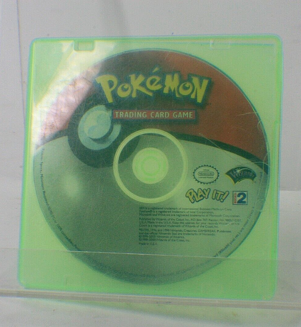 POKEMON Play It! Version 2 Trading Card Game CD-ROM (Win95/98