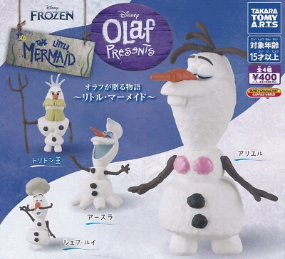 Olaf Presents The Little Mermaid Mascot Capsule Toy 4 Types Full