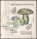 France 1987 - Mushrooms - Cornflower Tube - Stamped - Mi.No. 2622