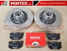 PER RENAULT CLIO SPORT 172 182 DISCHI FRENO POSTERIORI FORATI SCANALATI PASTIGLIE ABS MINTEX