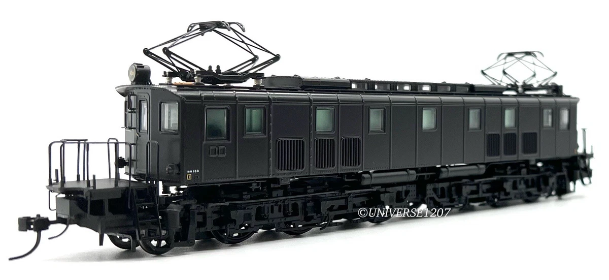 Locomotive Tenshodo 52016 Meitetsu Deki 600 Type (noire) - Échelle HO - Neuve