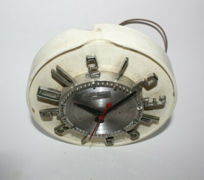 General Electric Wall Clock 2H104 Vintage Telechron Plastic