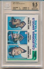 1982 Topps California Angels Future Stars (Tom Brunansky) (#418) BGS9.5 BGS