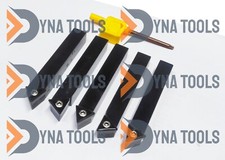 5Pcs 12mm Indexable Carbide Insert Turning Tooling Bit Holder Set For Lathe
