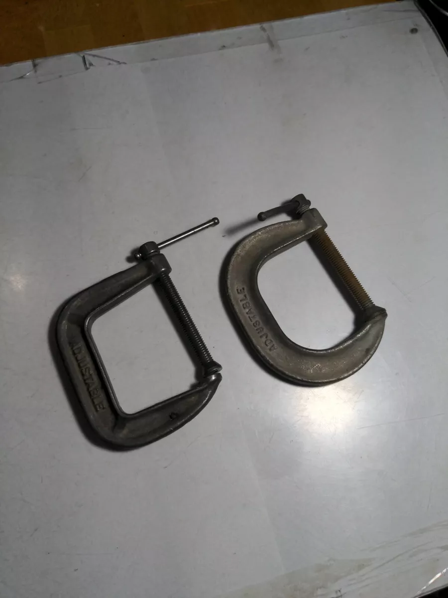 2 C Clamps Adjustable 1425 2 1 2