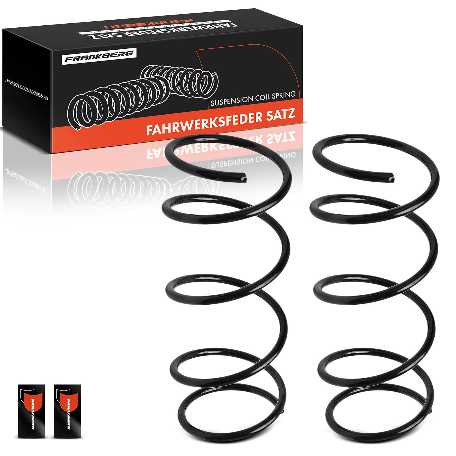 Frankberg 2x Coil Spring Set for Ford Ka RB 1996-2008 Front RA1065 SE0093 SP0093