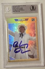 Chevy Chase Signed 2023 Leaf Pro Set Gold Card 184/199 Beckett Auto Actor SNL