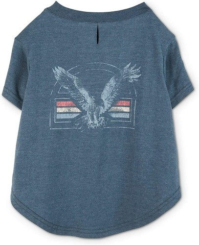 Reddy Blue Vintage Eagle Graphic Dog T-Shirt, Extra Large By: Reddy