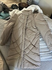 Portrait Woman Puffer Jacket Duck Feather