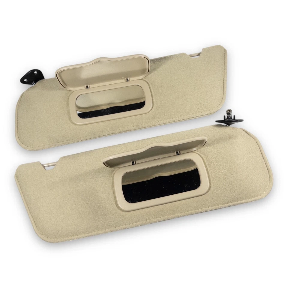 1989-2006 Ford Ranger Mazda B Series Driver & Passenger Side Sun Visor Pair - Image 4 of 4