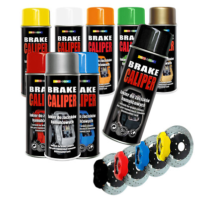 Deco Color Bremssattellack 400ml Lackspray Farbe Sprühlack Sprühfarbe Bremse
