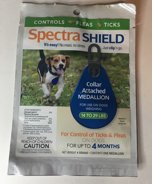 Spectra Shield Flea/tick Medallion for Dogs 14 to 29 Pounds 4 Months