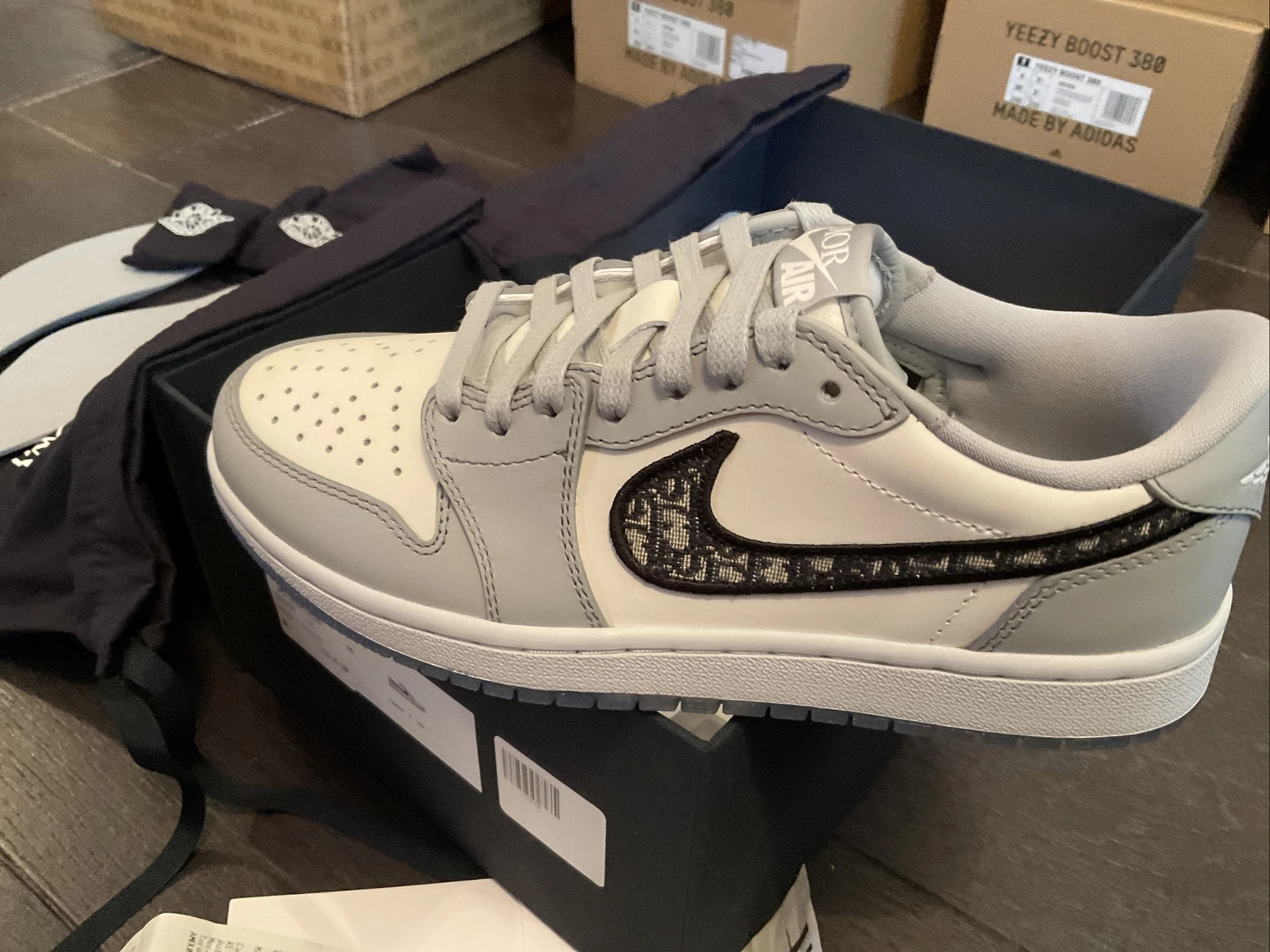 Dior Air Jordan 1 Low OG UK 6 US 6,5 EU 39 CN8608 002 NEUF 