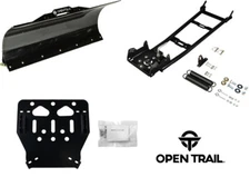 60" Snow Plow Kit Blade/Push Tube/Mount Grizzly 660 700 Kodiak 2002-2025