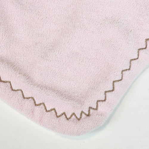 Blankets and Beyond pink brown bunny lovey - Picture 3 of 5