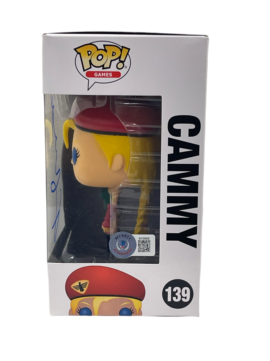 KYLIE MINOGUE SIGNED CAMMY STREET FIGHTER 139 FUNKO AUTHENTIC