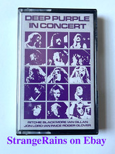 Deep Purple in Concert Volume 1 - Cassette Tape - PLAY TESTED / SOUNDS GREAT 