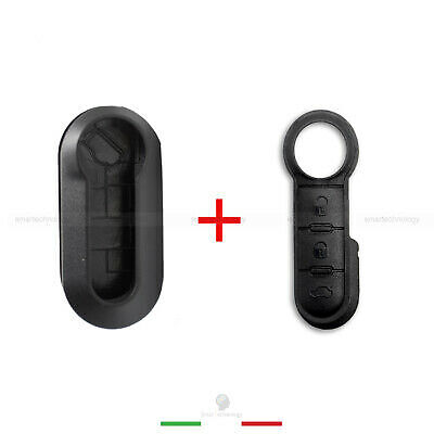FUNDA CARCASA ABS + PAD 3 BOTONES PARA FIAT 500 PUNTO LANCIA Y MANDO A... - Imagen 1 de 8