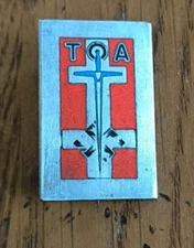 Military Badge Smooth Back TOA Troops Occupations Germany Beranger IIIrd /P13