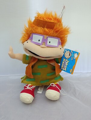 Rugrats 12 Zoll Chuckie Plüschtier (2001) - Viacom Nickelodeon mit Etikett