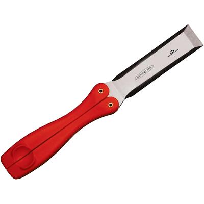 Fastcap 1'' Taschen-Holzmeißel, faltbarer Griff, Rot