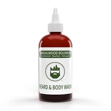 Oak City Beard Co - (Sandalwood Bourbon) Beard Wash - All Natural - 8oz
