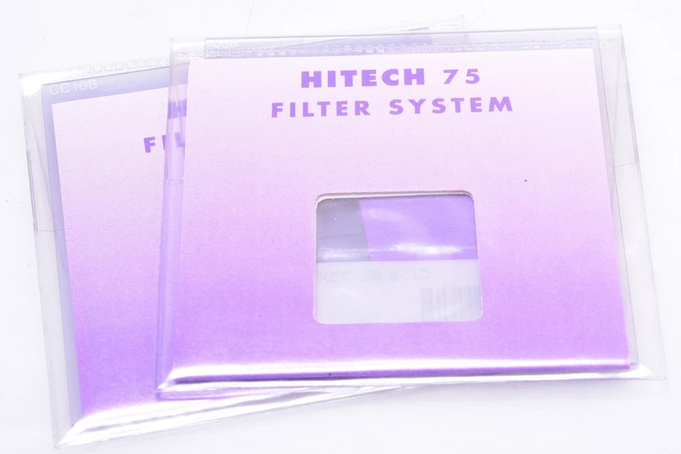 ✅ HITECH 75 CC-05B, CC-10B BL, BLUE 75X75MM FILTER SET. NO HOLDER SINAR - Image 2 of 2