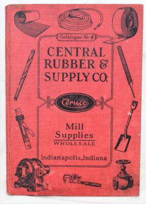 1928 Central Rubber & Supply Co. Ceruco Indianapolis Catalog No. 4 Hardcover