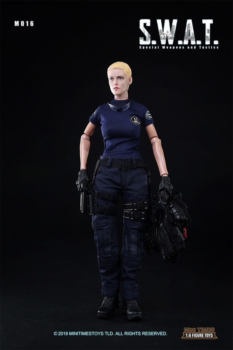1/6 SWAT 特殊部隊 女性 フィギュア  MiniTimesToys 新品 Mini times toys M016 US Female Police Officer SWAT 1/6