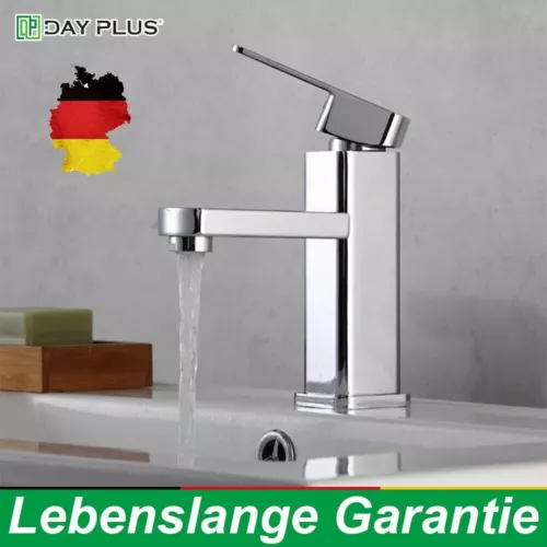 Wasserhahn Bad-Armatur Waschtisch Mischbatterie Waschbecken Einhebelmischer DE - Bild 1 von 10