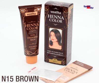VENITA HENNA COLOR NATUR HAARFARBE HAARBALSAM HERBAL HAIR КРАСКА ДЛЯ ВОЛОС ХНА