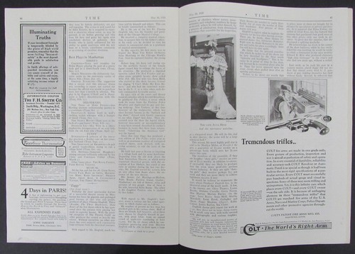 Revista Time Vol XI No 20 14 de mayo de 1928 Florencia Ziegfeld 183251 - Imagen 3 de 4