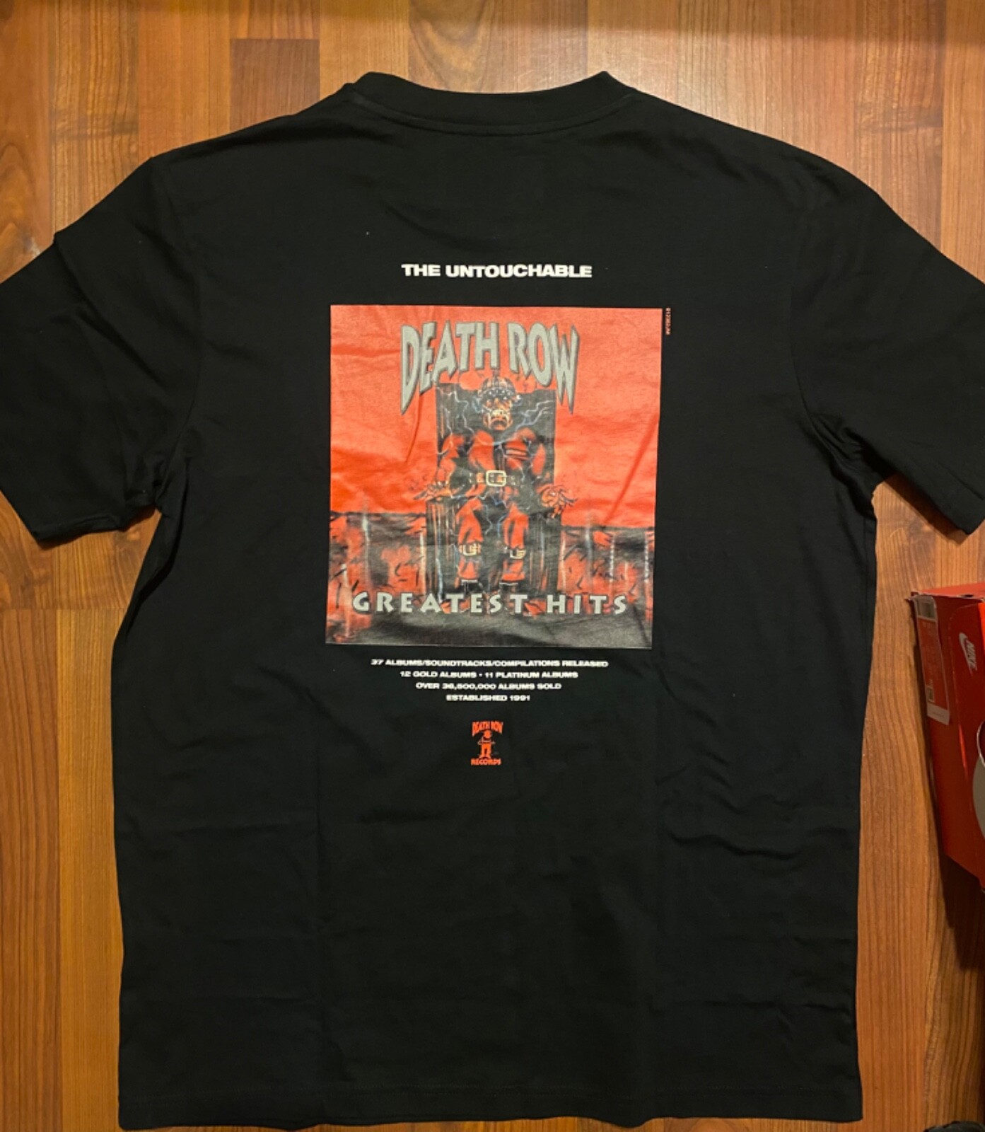 FILA NUOVA camicia manica corta Death Row Records 30th Greatest Hits Superbowl taglia Large