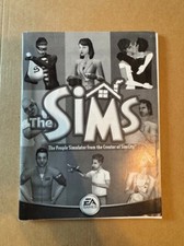 Vintage Video Game Manual: The Sims MANUAL ONLY PC 2000 Electronic Arts.