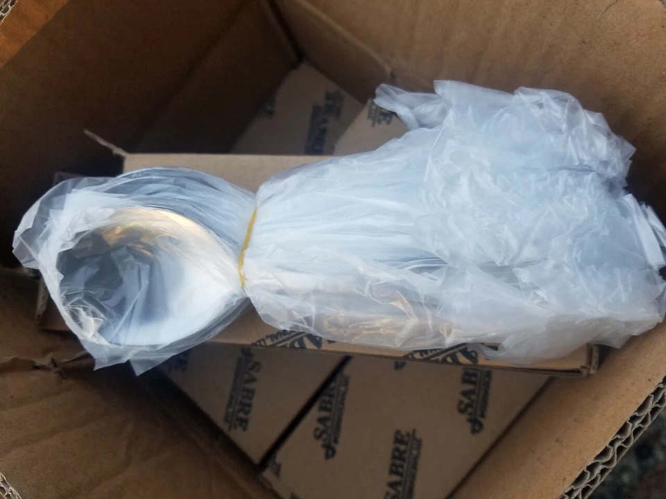 Cuchara caldo Salem Heavyweight, acero inoxidable 18/0 (juego de 36) cubiertos nuevos Foto 3 de 4