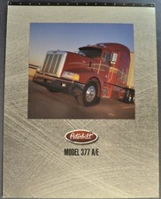 1997 Peterbilt 377 A/E Truck Brochure Sheet Sleeper Cab Semi Excellent Original