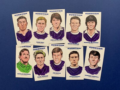 EVERTON FC HEROES & LEGENDS SAMMELKARTEN SET
