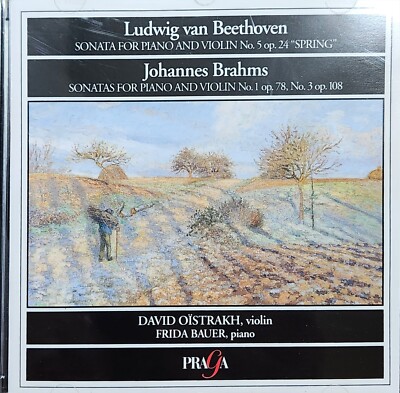 David Oistrakh Frida Bauer Beethoven Brahms Sonatas for Violin