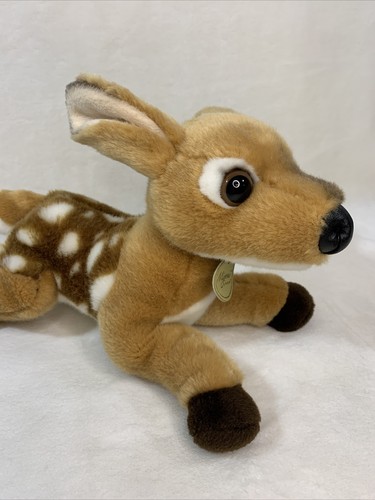 Miyoni Spotted Deer Fawn Plush by Aurora 9” Stuffed Animal Deer Realistic - Picture 2 of 15