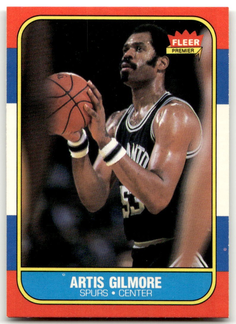 1986-87 Fleer #37 Artis Gilmore San Antonio Spurs NM-MT or Better! SET BREAK!